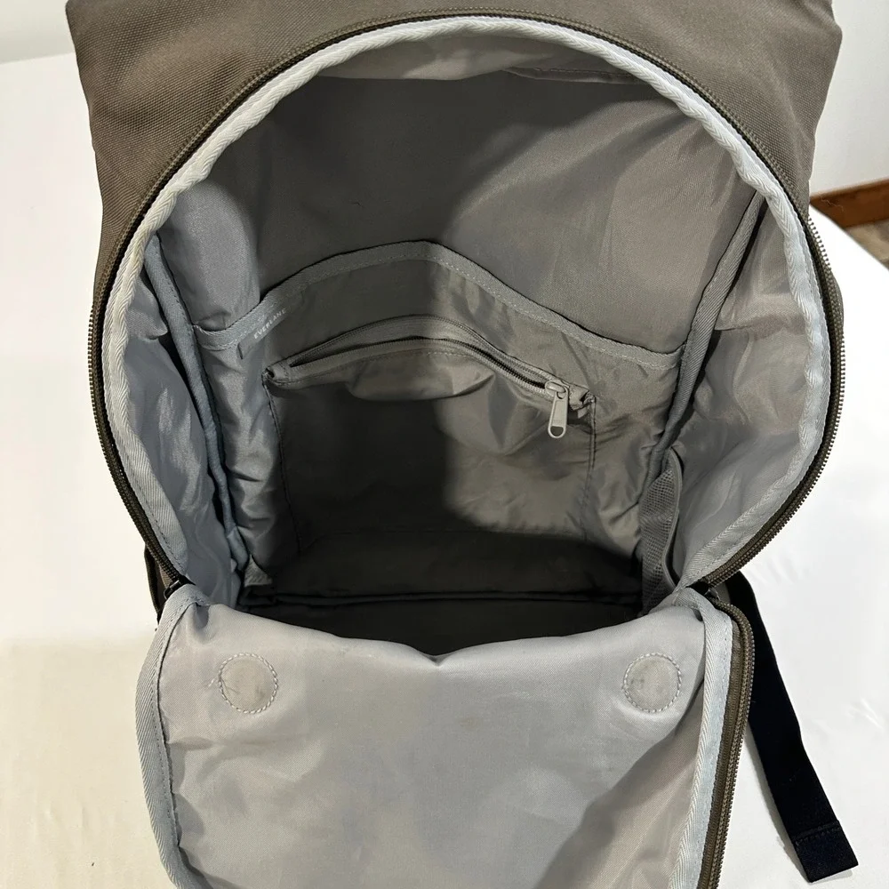 Everlane The ReNew Transit Backpack Warm Quartz Brown Taupe Laptop Bag Travel
